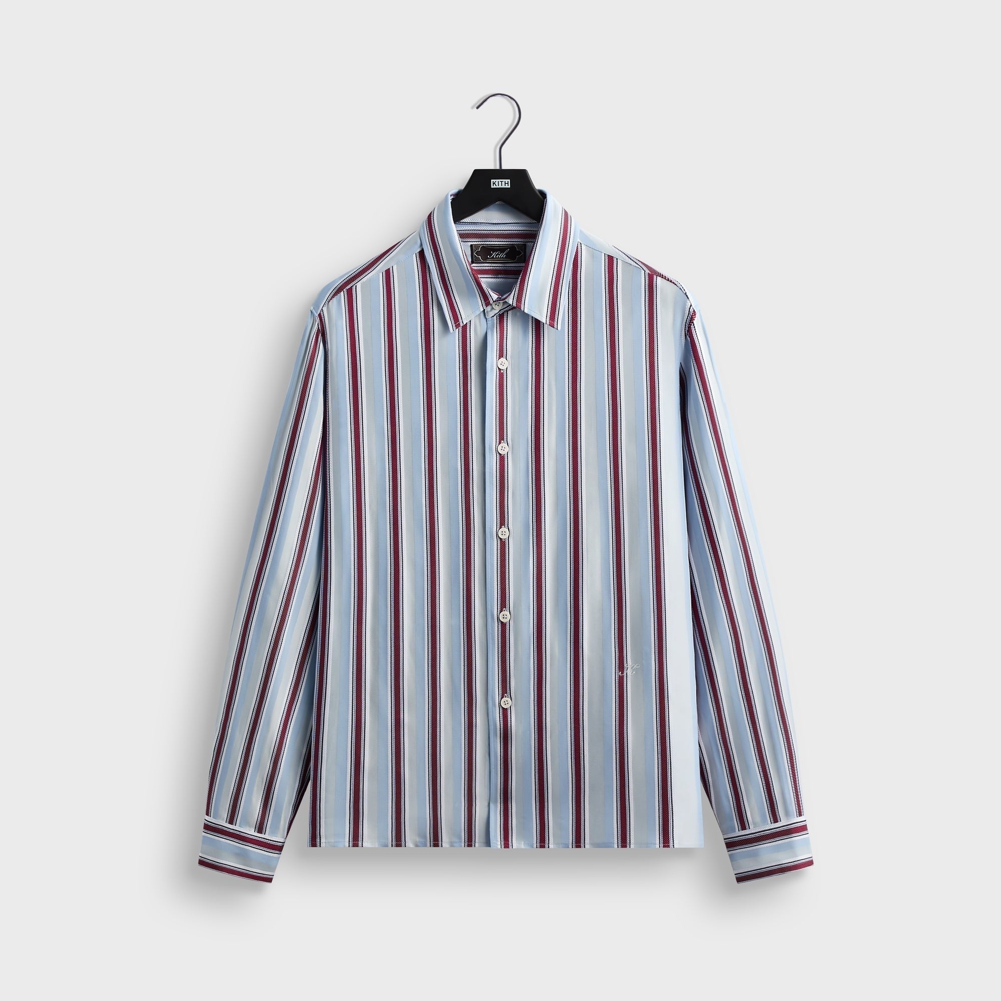 Kith Striped Jacquard Thompson Shirt - Tin