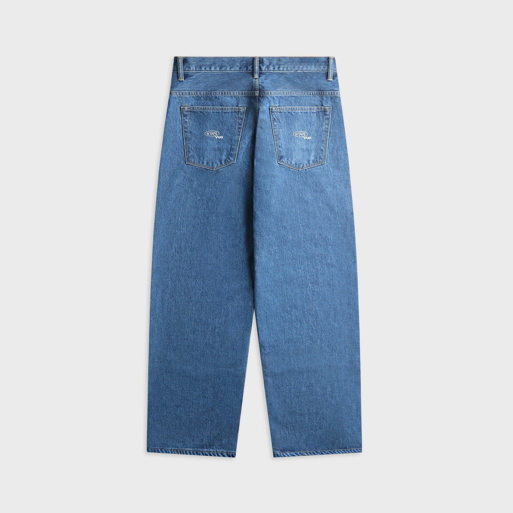 WTAPS Blues Straight Cotton Denim Trouser - Indigo