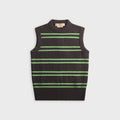Marni Cashmere Vest With Openwork Knit - Brown