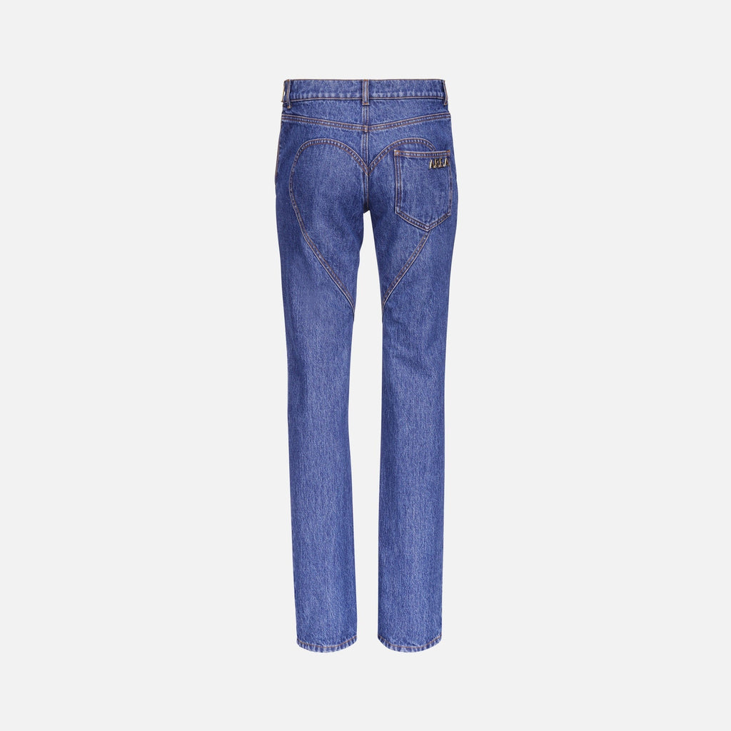 Area Jumbo Crystal Jean - Medium Wash