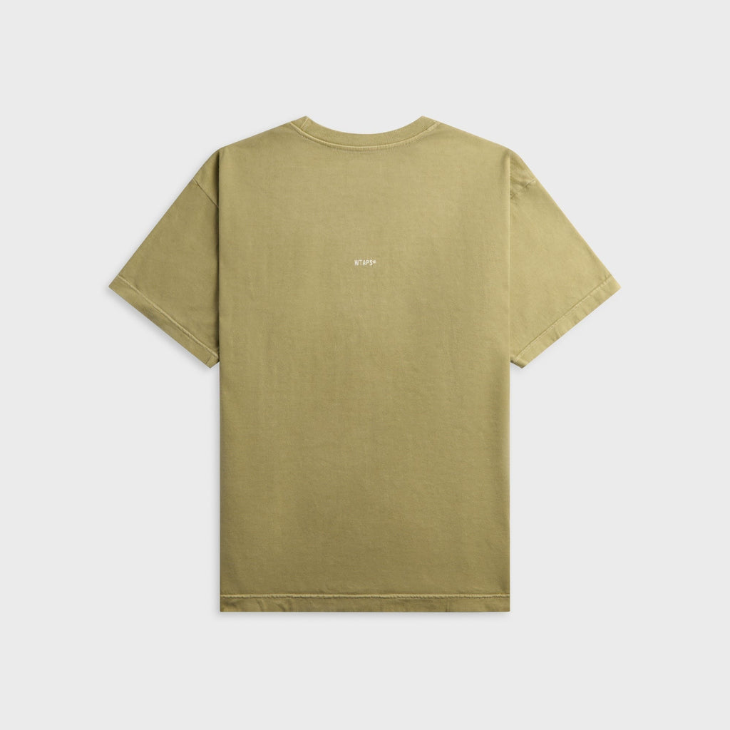 WTAPS Sign-OD Short Sleeve Cotton Tee - Olive Drab