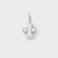 Greg Yuna Sÿlver Babÿ Umlaut Initial 'I' Pendant - Sterling Silver