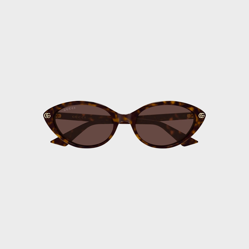 Gucci GG2110S Cat-Eye Sunglasses - Havana / Brown