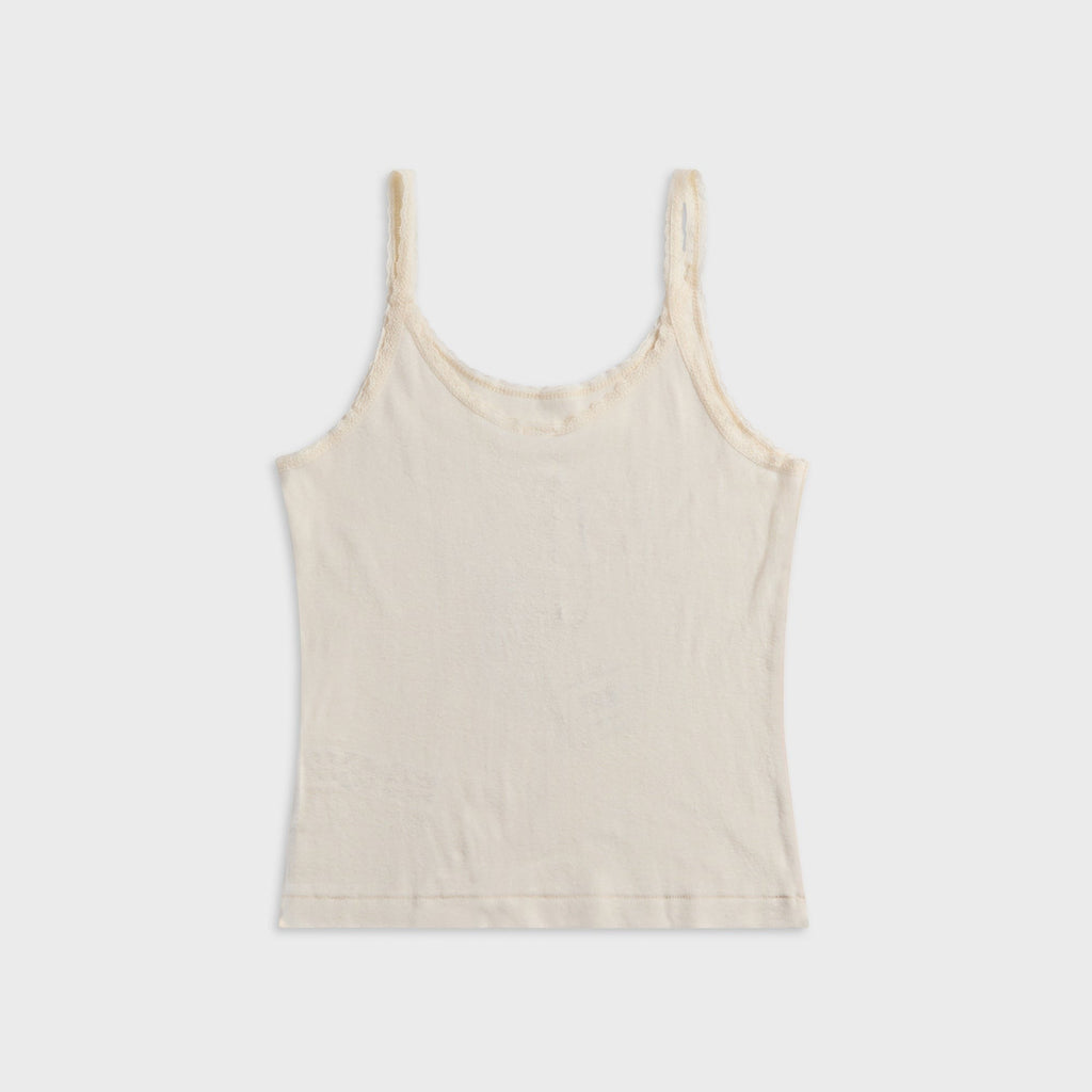 ReDone Lace Strap Tank Top - Peachy Keen