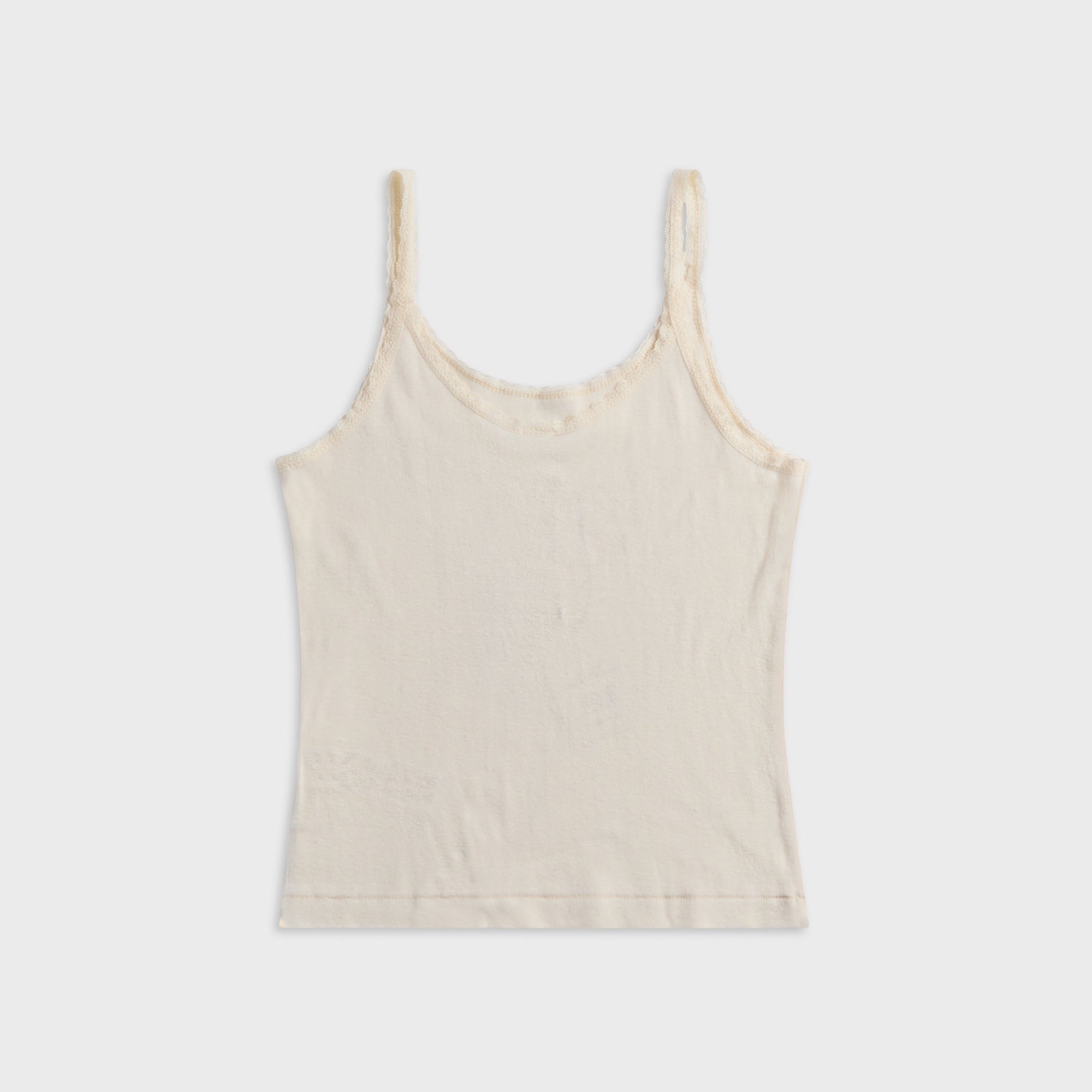 ReDone Lace Strap Tank Top - Peachy Keen