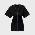Alexander Wang Zipper Tee Dress - Black