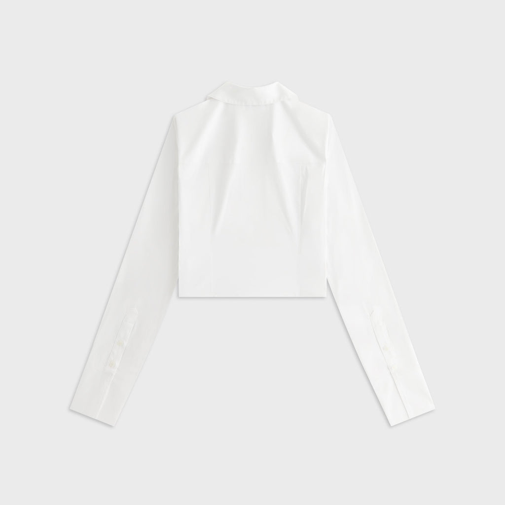 Kith Women Kairi Poplin Wrap Shirt - White