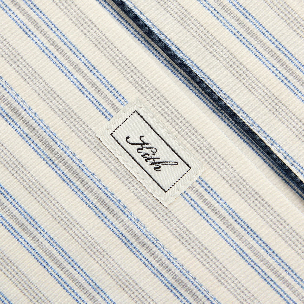 Kith Striped Poplin Georgie Shirt - Sandrift