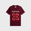 Metalwood Rorschach Tee - Maroon