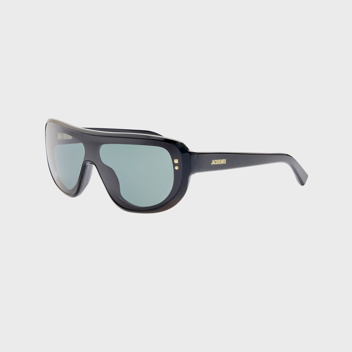 Jacquemus Havana Sunglasses - Black / Light Gold / Grey