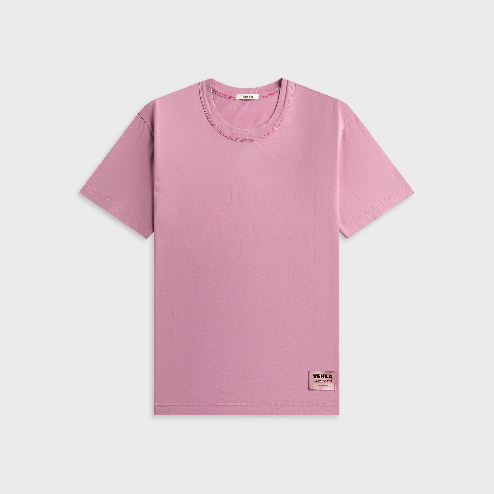 Tekla Mens Tee - Sun Bleached Fuchsia