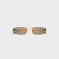 Balenciaga Metal Sunglasses - Gold / Pink