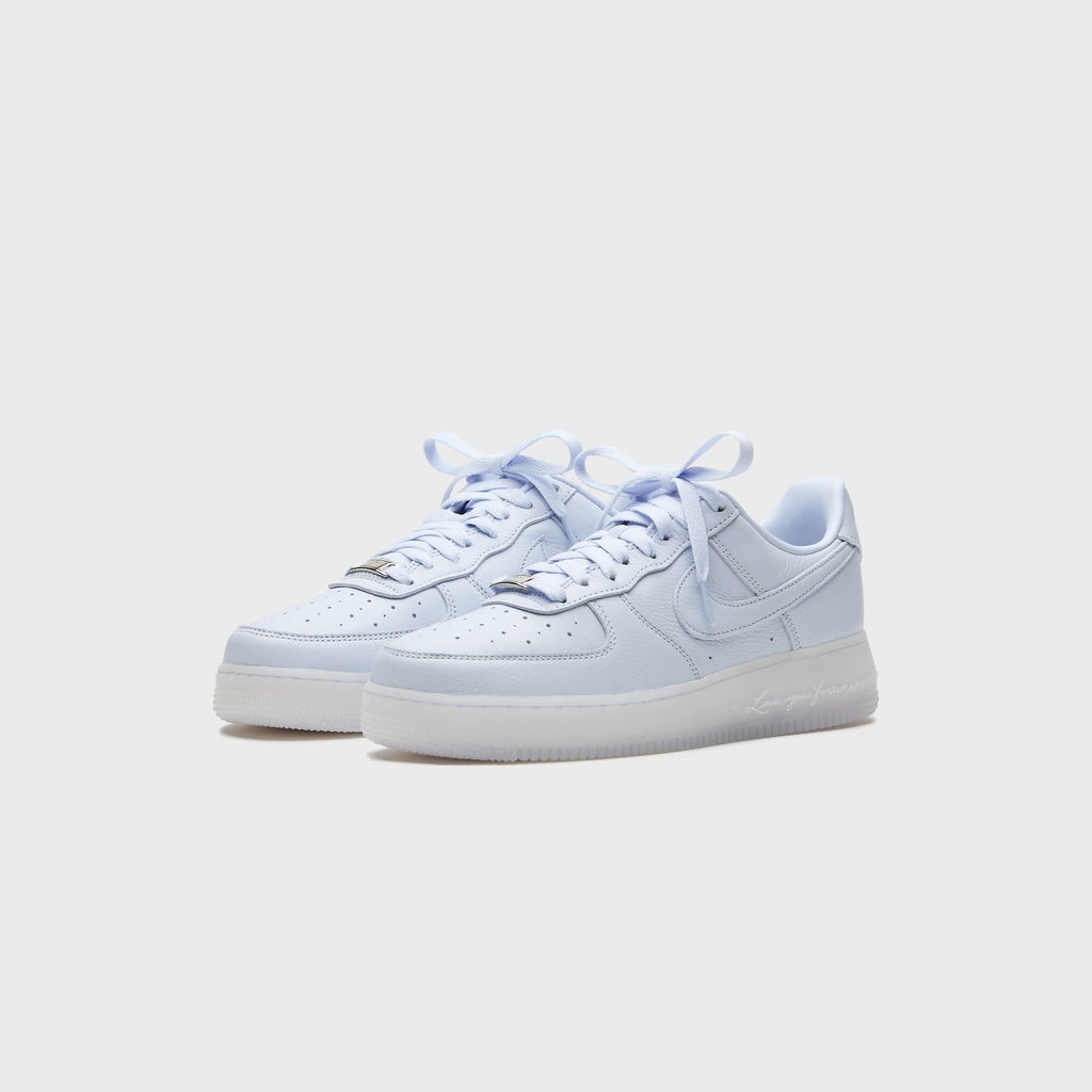 Nike x NOCTA Air Force 1 Low - Palest Purple / Cobalt Tint / Metallic Silver