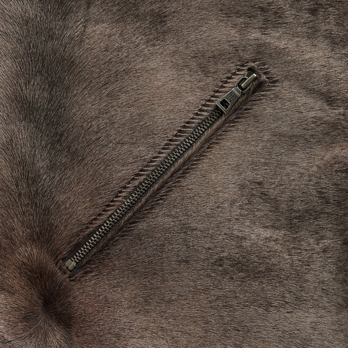 &Kin Pony Hair Cassius Moto Jacket - Underground