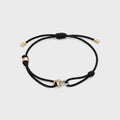 Greg Yuna Double Umlaut Adjustable Cord Bracelet - Gold / Silver