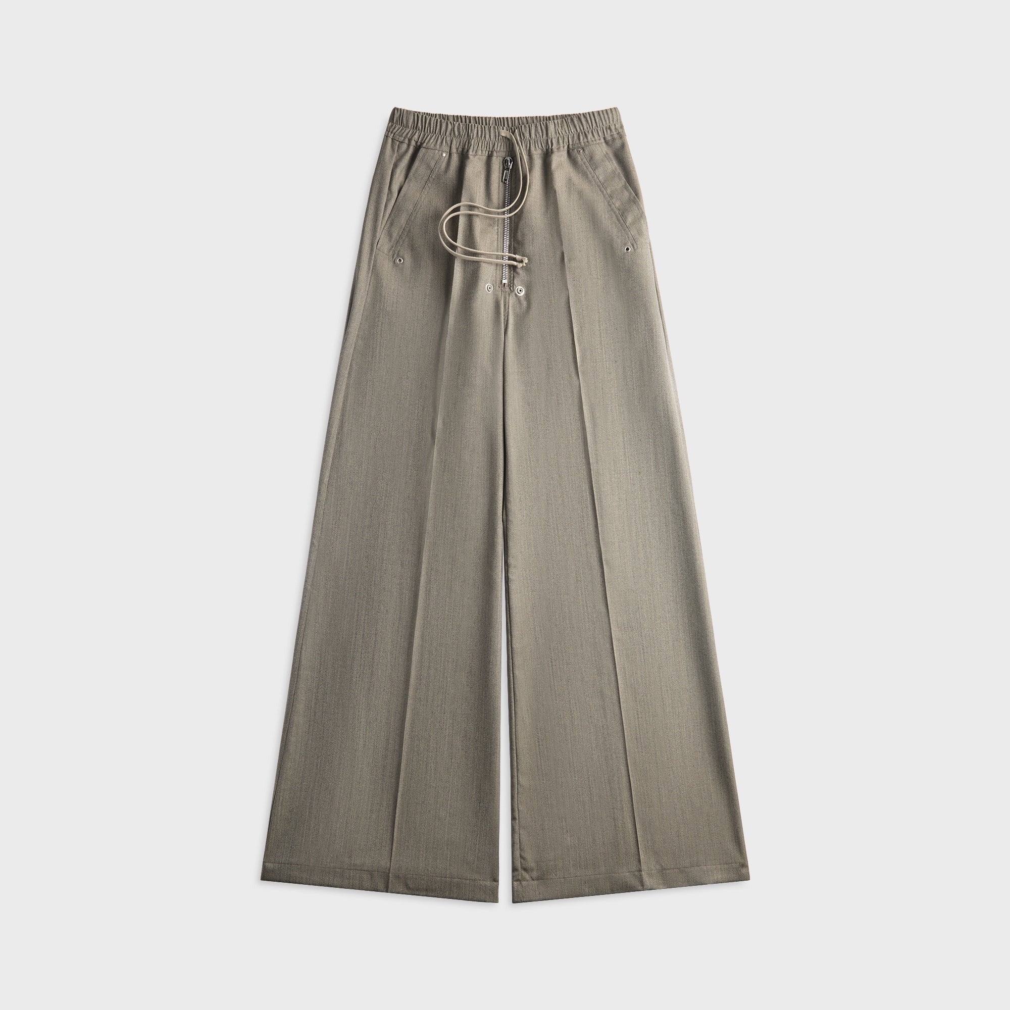 Rick Owens Wide Bela Pants - Grey Melange