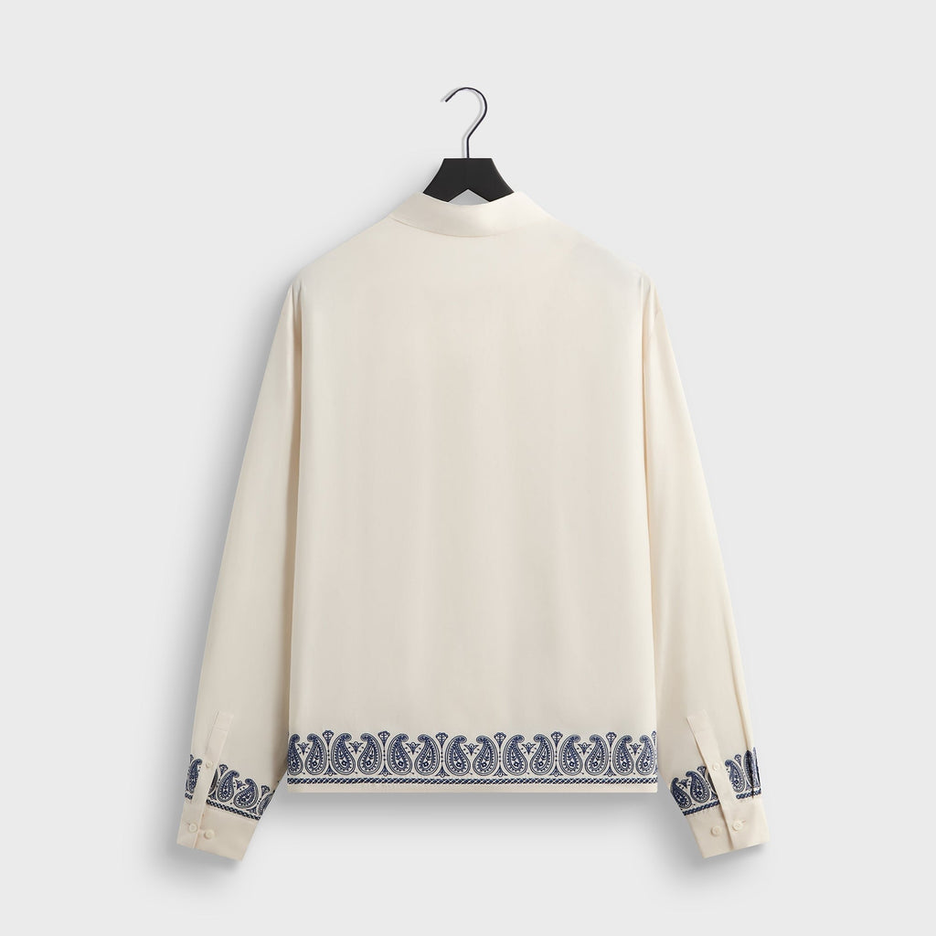 Kith Cupro Linen Zip Front Sanford Shirt - Silk