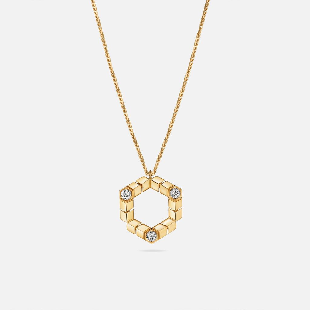 VL Cepher Estoile Large Pendant - Yellow Gold