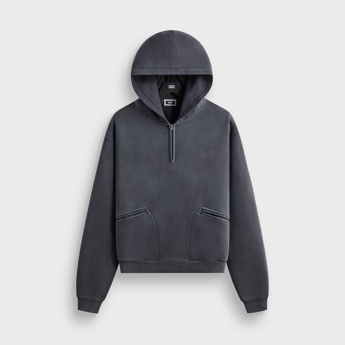 Kith Wilder Quarter Zip Hoodie - Void