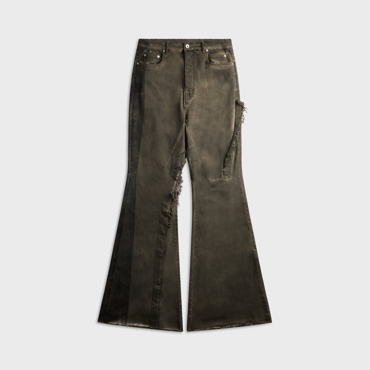 Rick Owens Tower Bolan Bootcut Jean - Dust Combo