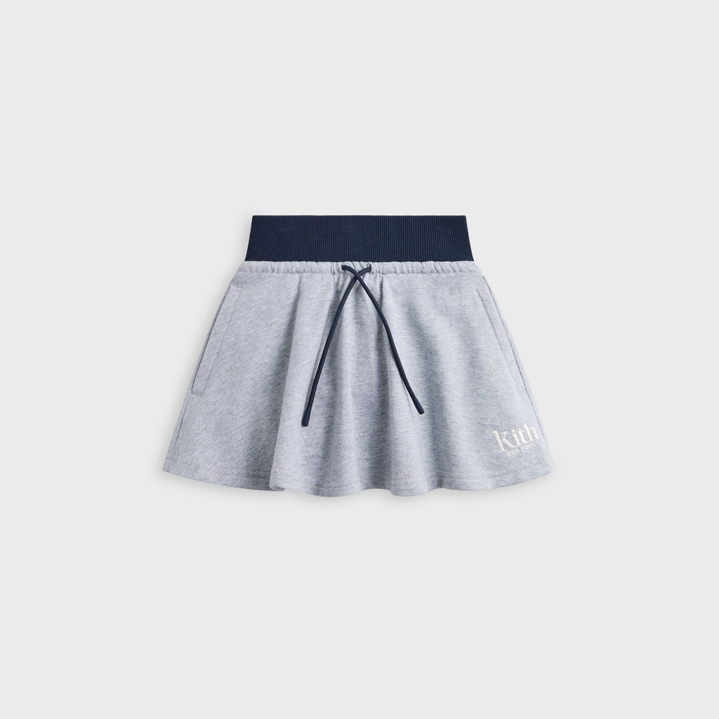 Kith Kids Logo Riley II Skort - Medium Heather Grey