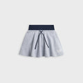 Kith Kids Logo Riley II Skort - Medium Heather Grey