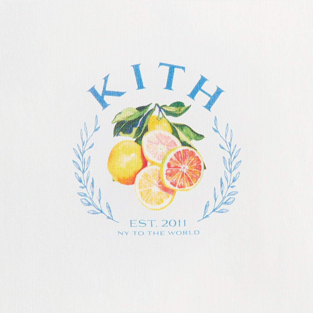 Kith Women Vintage Citrus Crest Tee - White