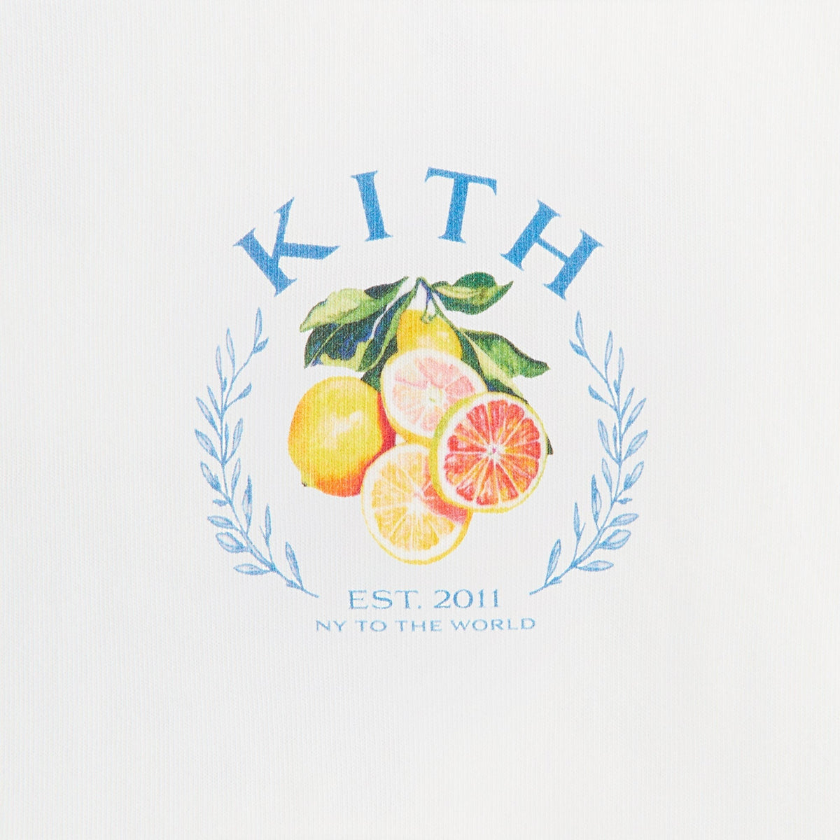 Kith Women Vintage Citrus Crest Tee - White