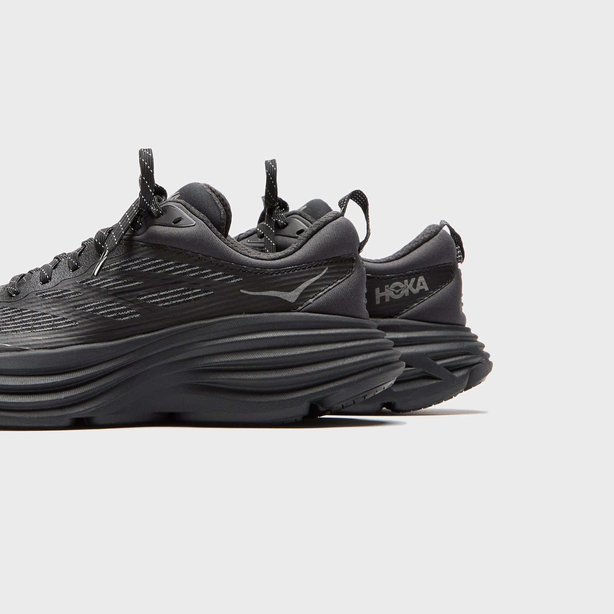 HOKA One One Bondi 8 TS Caged - Black / Black