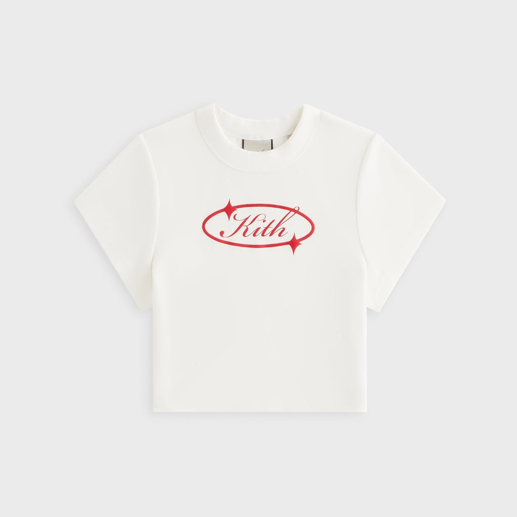 Kith Women Corvin Kith Gleam Cap Sleeve Tee - White