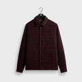 Kith Boucle Plaid Boxy Collared Overshirt - Essence