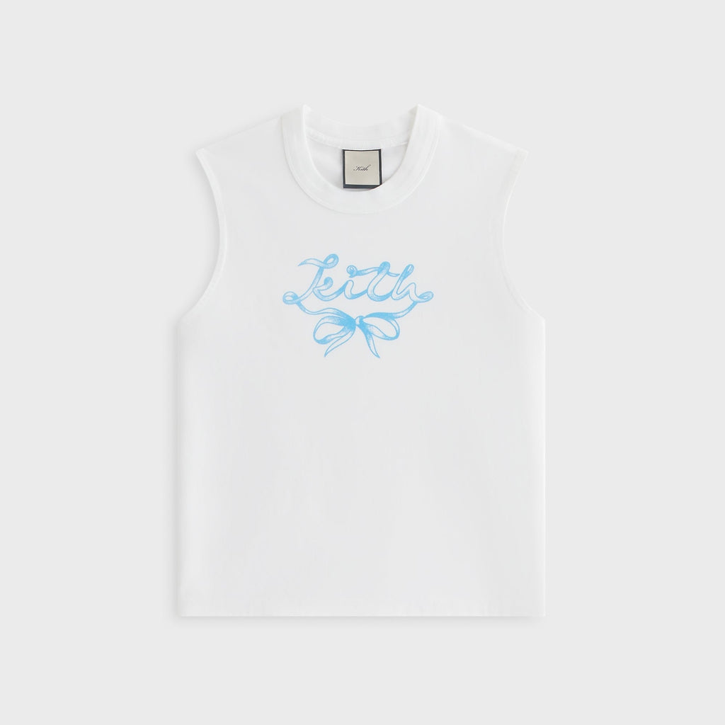 Kith Women Tallen Ribbon Muscle Tank - White