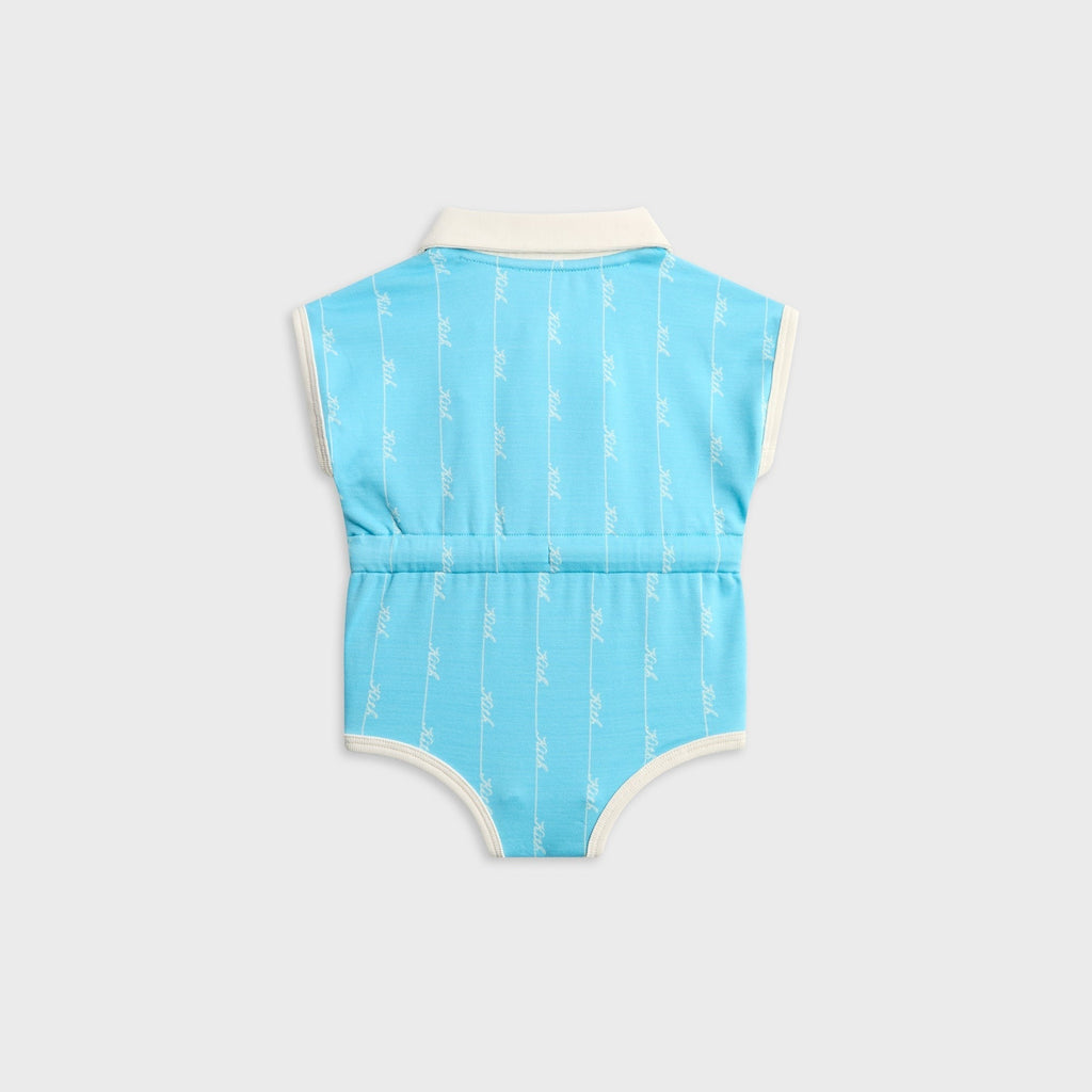 Kith Baby Script Knit Romper - Aragonite