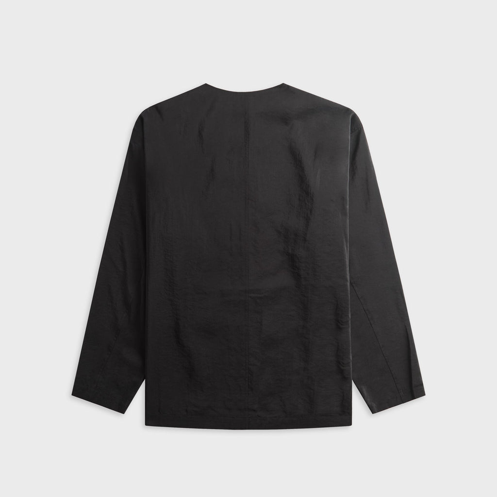 Lemaire V-Neck Shirt - Black