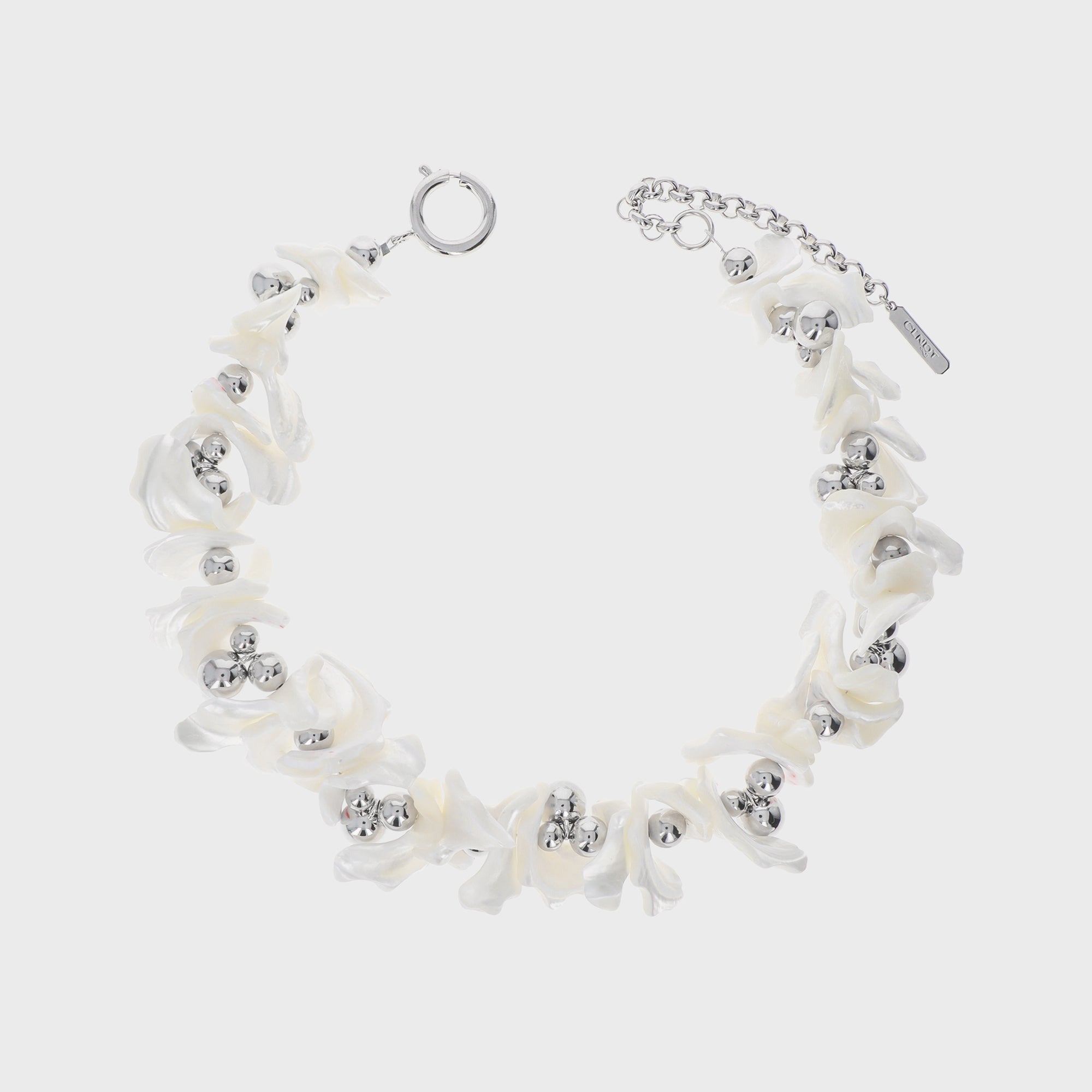 Justine Clenquet Paula Choker Necklace - Silver