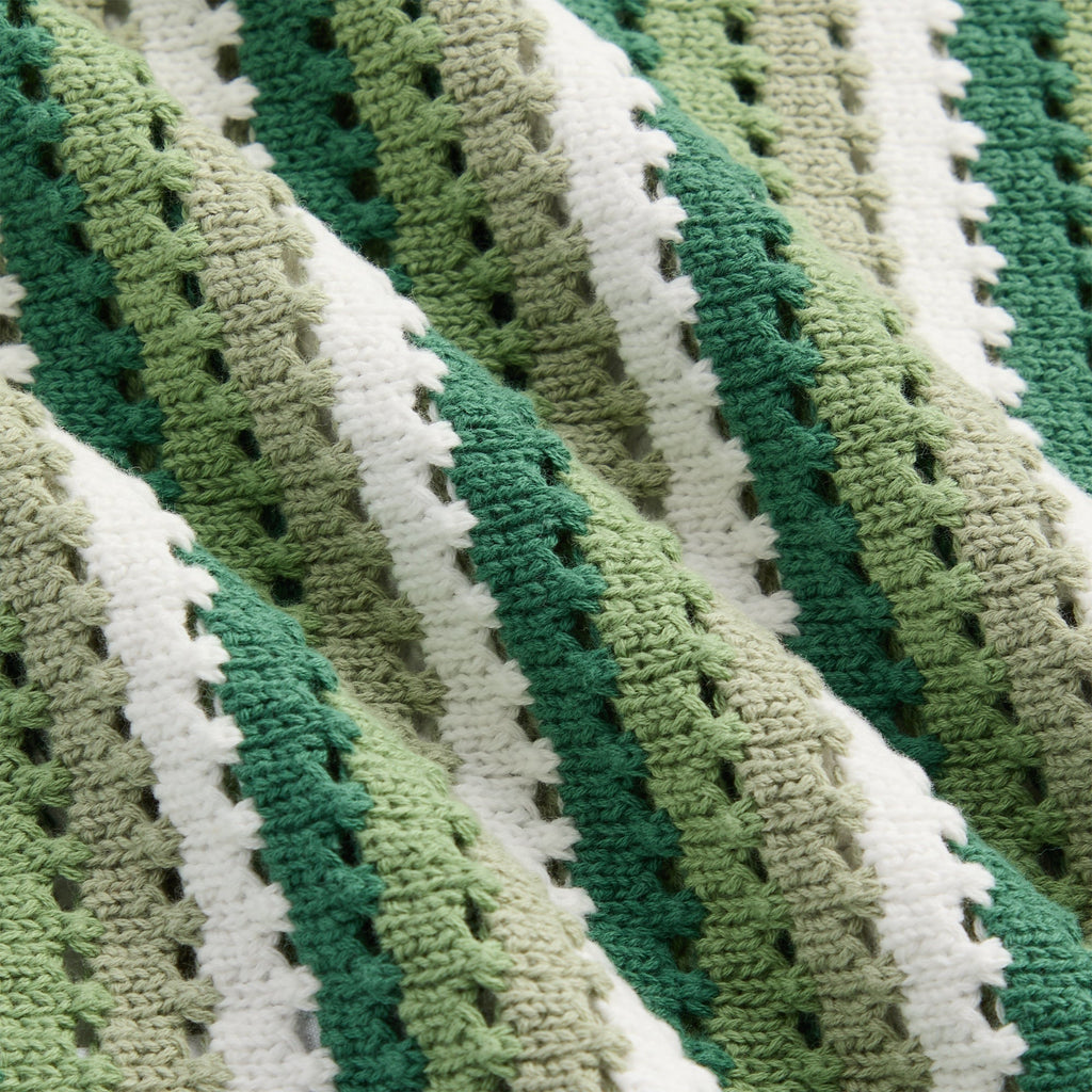 Kith Kids Open Knit Pullover Polo - Sage