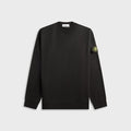 Stone Island Heavy Organic Cotton Crewneck Sweatshirt - Black