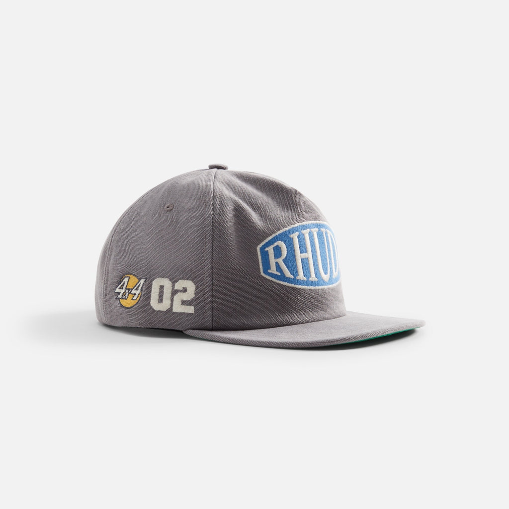 Rhude Rally Washed Canvas Hat - Elephant