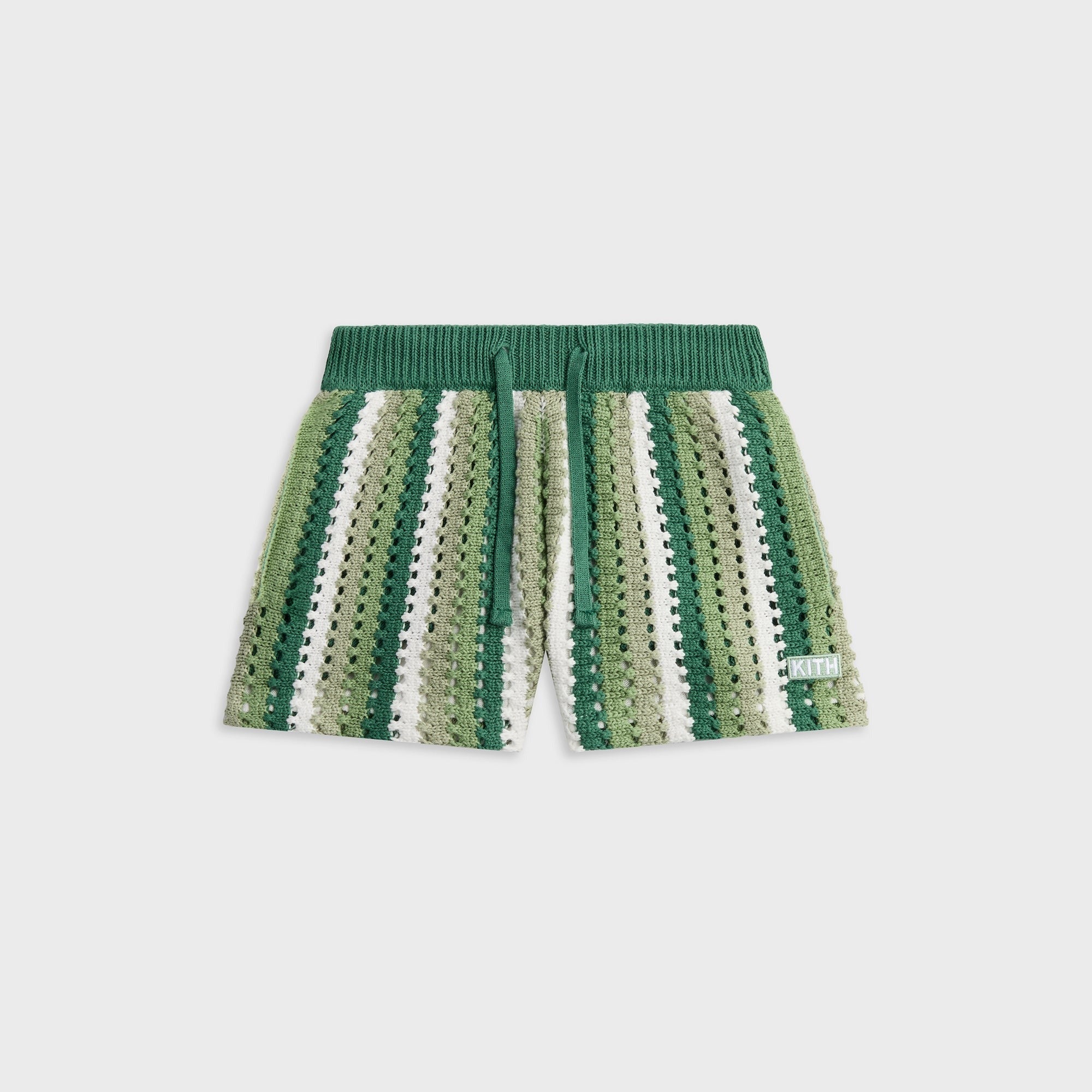 Kith Kids Open Knit Camp Short - Sage