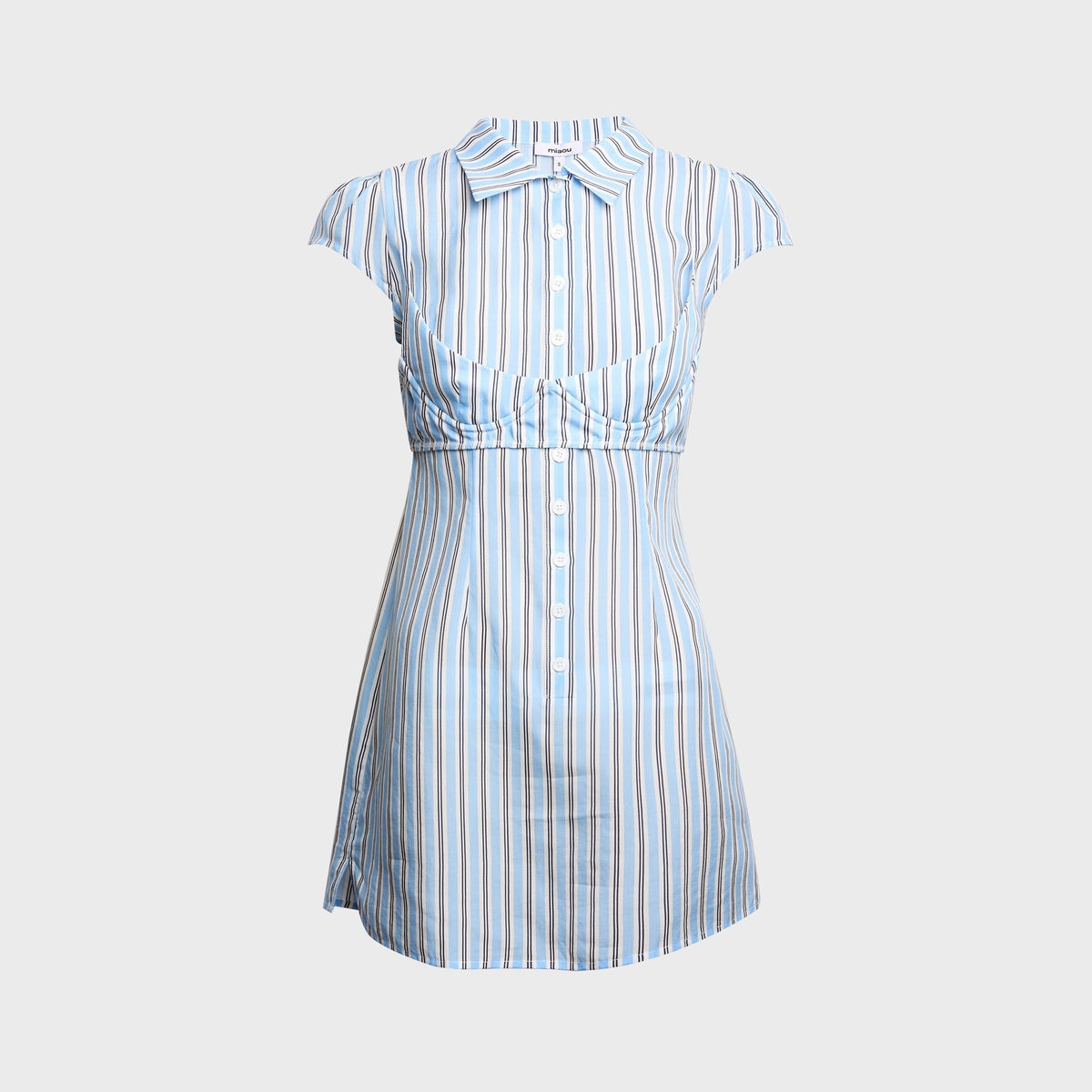 Miaou Venna Dress - Blue Stripe
