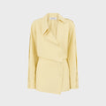 The Attico Mini Dress - Pale Yellow