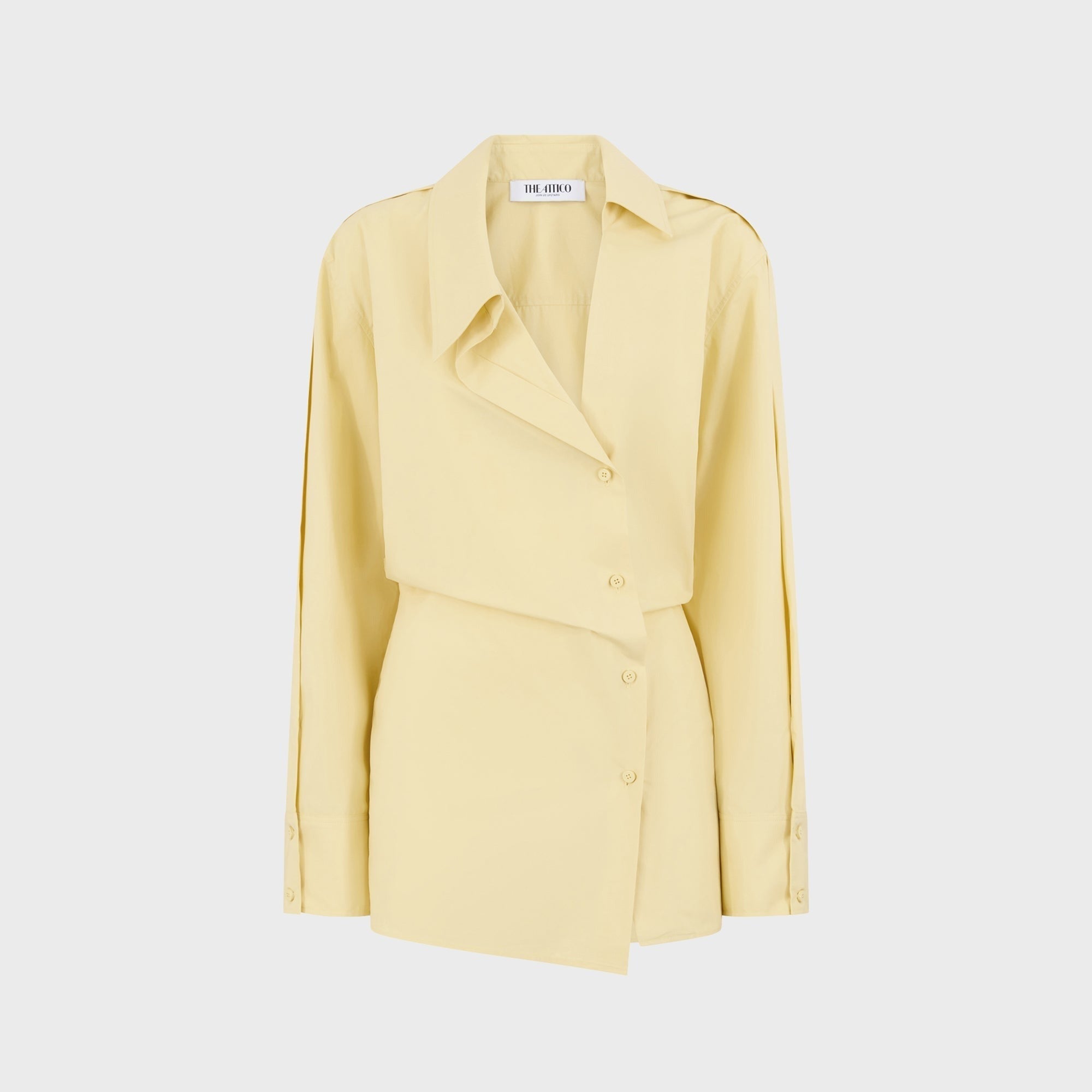 The Attico Mini Dress - Pale Yellow
