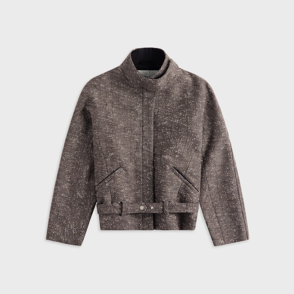 Entire Studios Contrast Aviator Jacket - Brindle