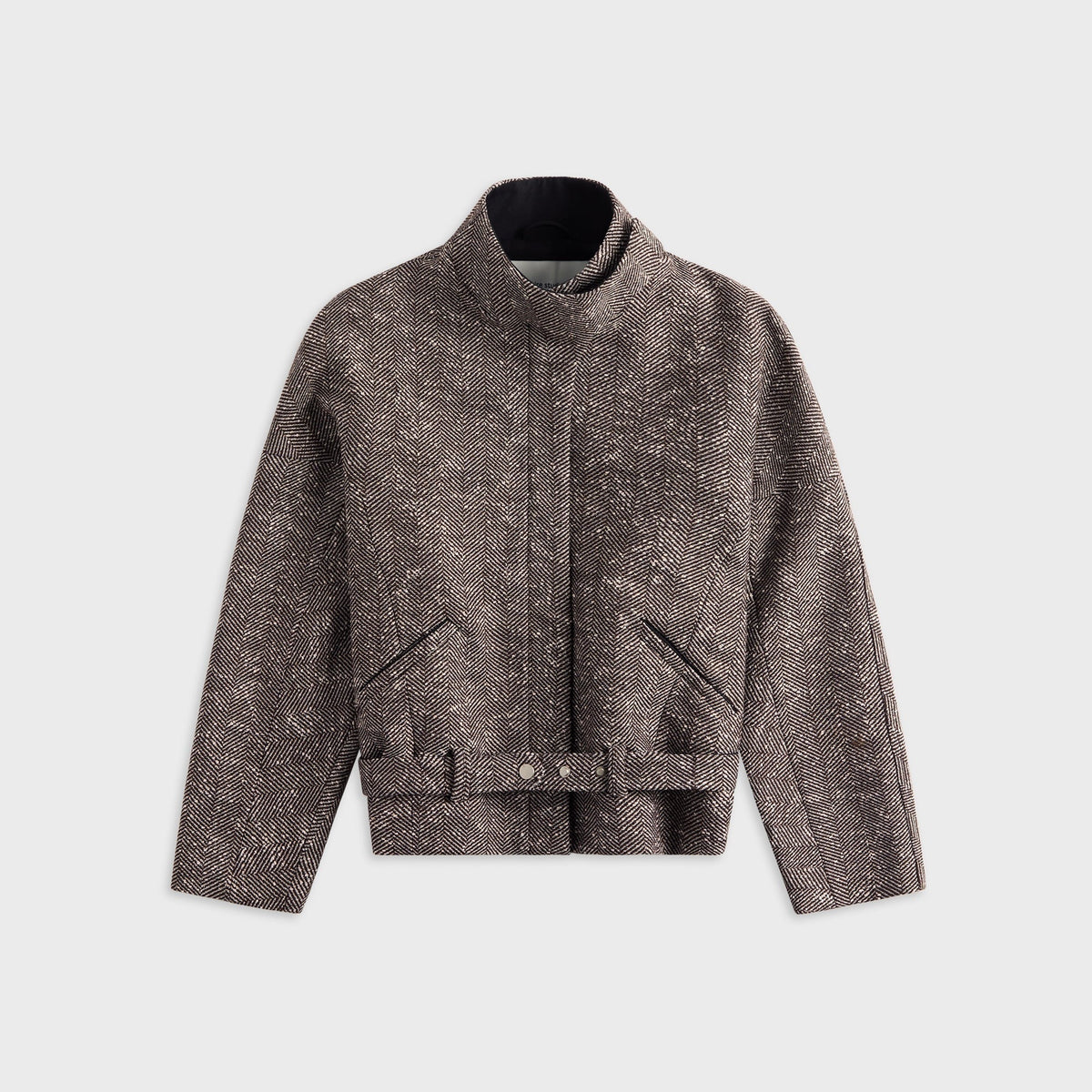 Entire Studios Contrast Aviator Jacket - Brindle