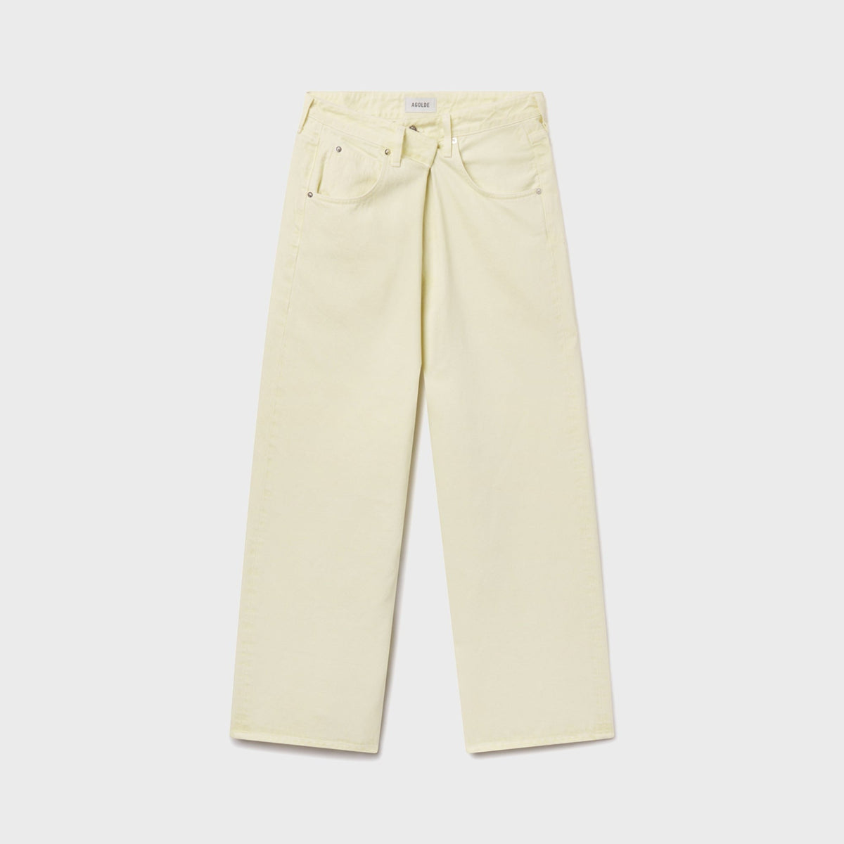 Agolde Vana Fold Jean - Lemon Zest