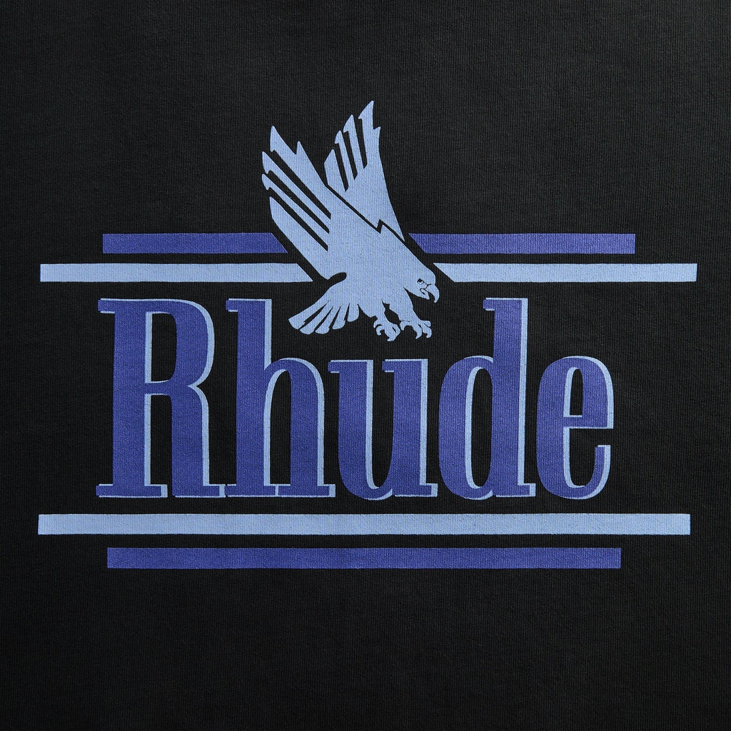Rhude Rossa Tee - Vintage Black / Blue