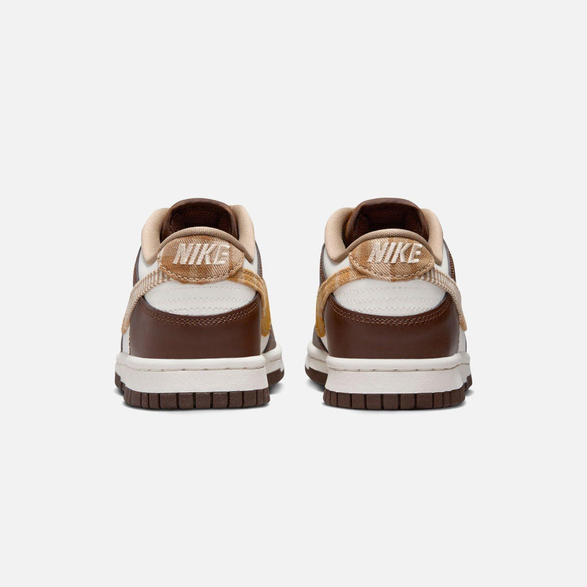 Nike GS Dunk Low - Sail / Multi / Cacao Wow / Metallic Gold / Khaki