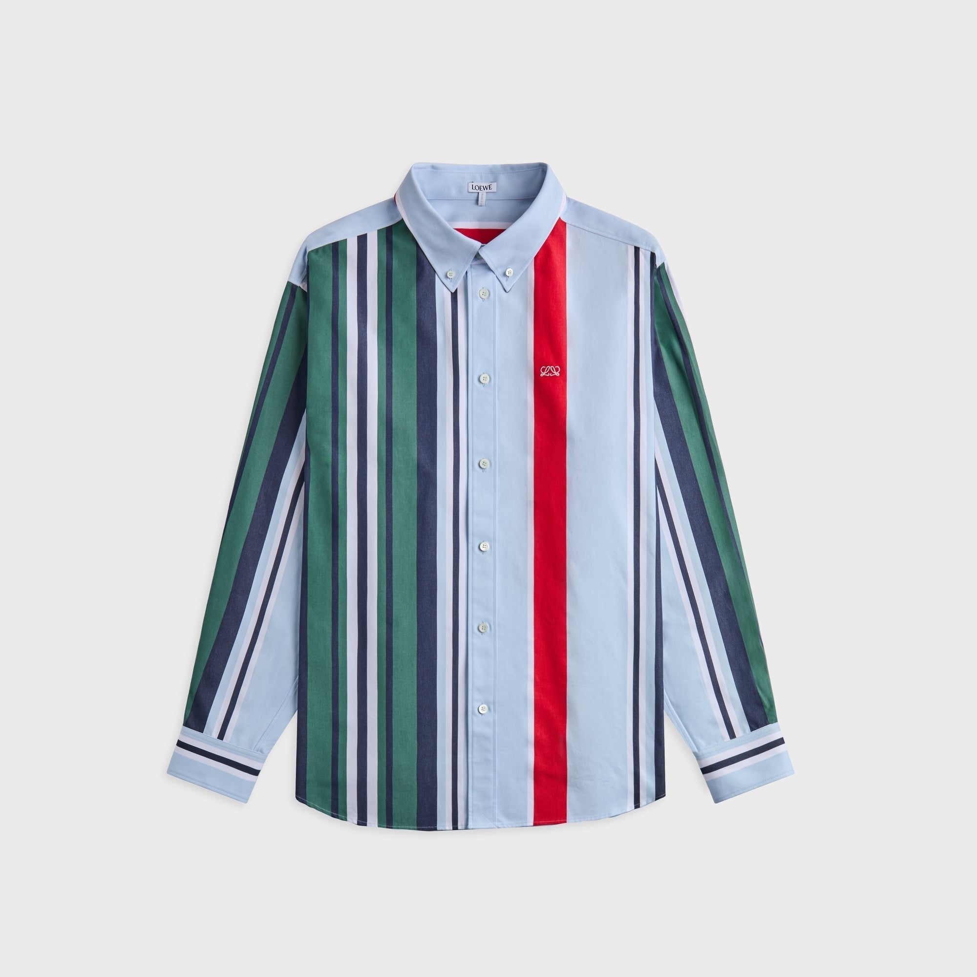 Loewe Cotton Shirt - Blue / Multicolor