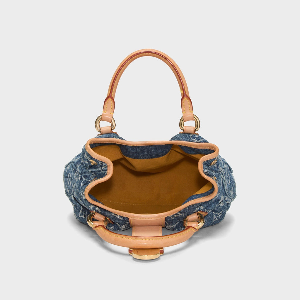 WGACA Louis Vuitton Denim Pleaty Mini - Blue
