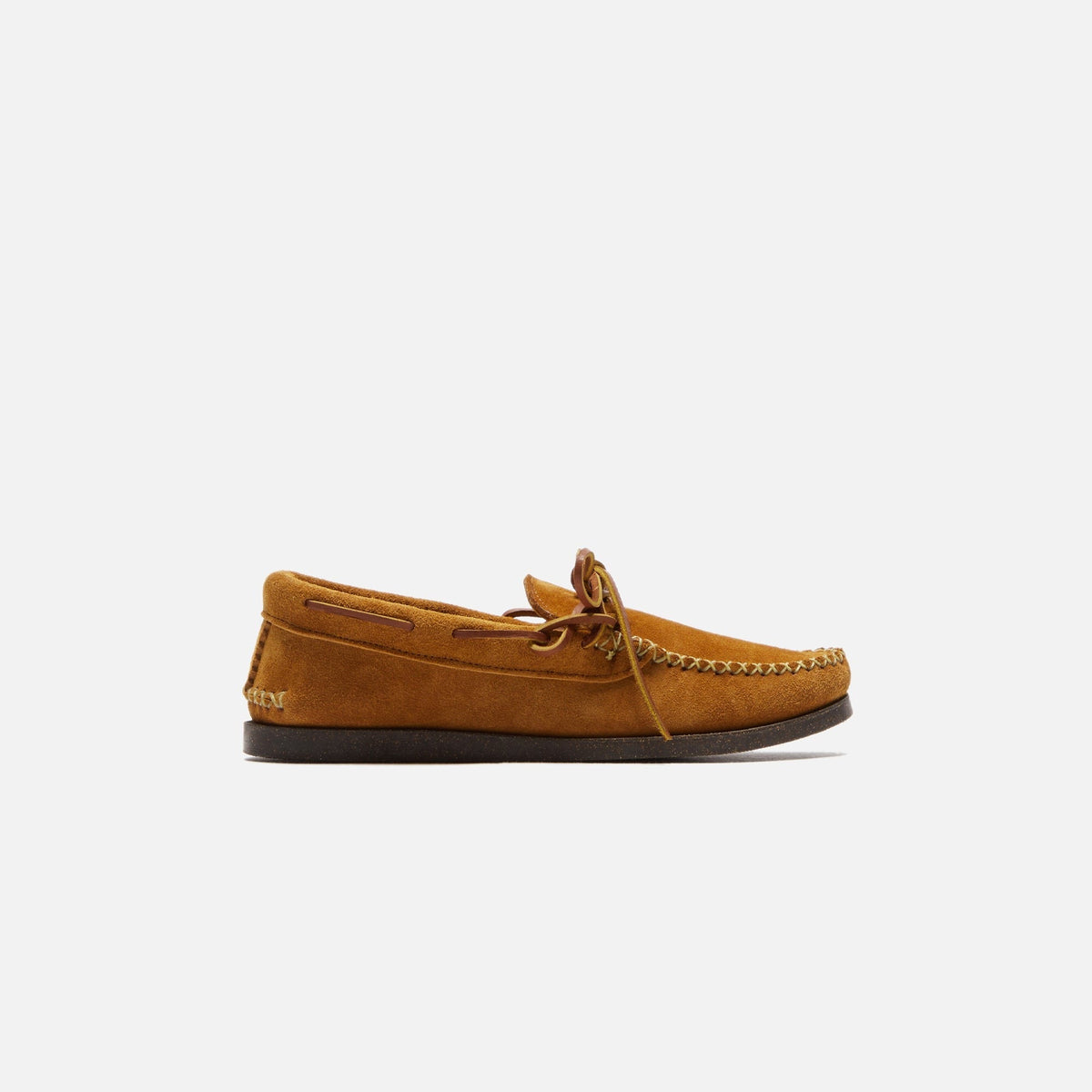Yuketen Canoe Moc with Camp Sole - Brown